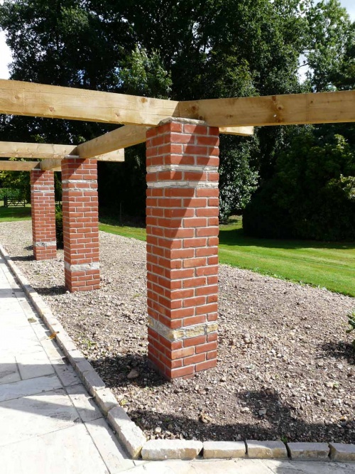 The new Pergola after Construction